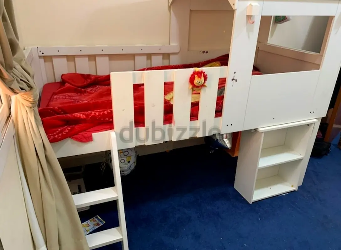 JYSK kids white cabin bed for sale