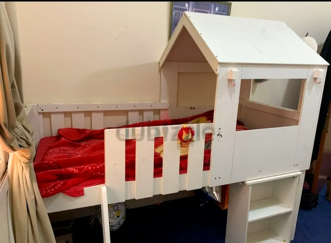 JYSK kids white cabin bed for sale