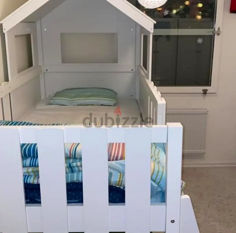 JYSK kids white cabin bed for sale