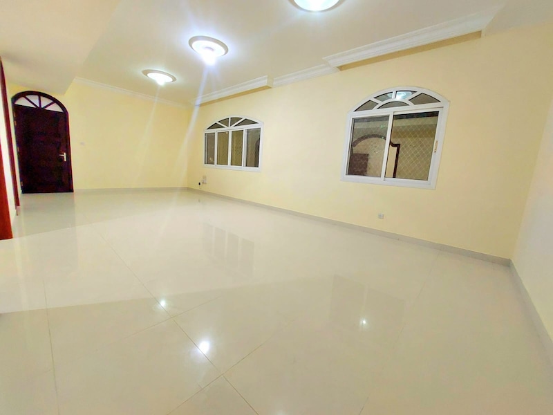 Excellent And Spacious Size 3 Bedroom Hall With Maidroom Backyard Wardrobes Apartment At Al Muroor