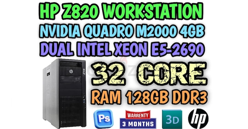 HP製ワークステーション Z820 デュアルCPU Intel Xeon E5-2687W@3.1Ghz 水冷式 Z620