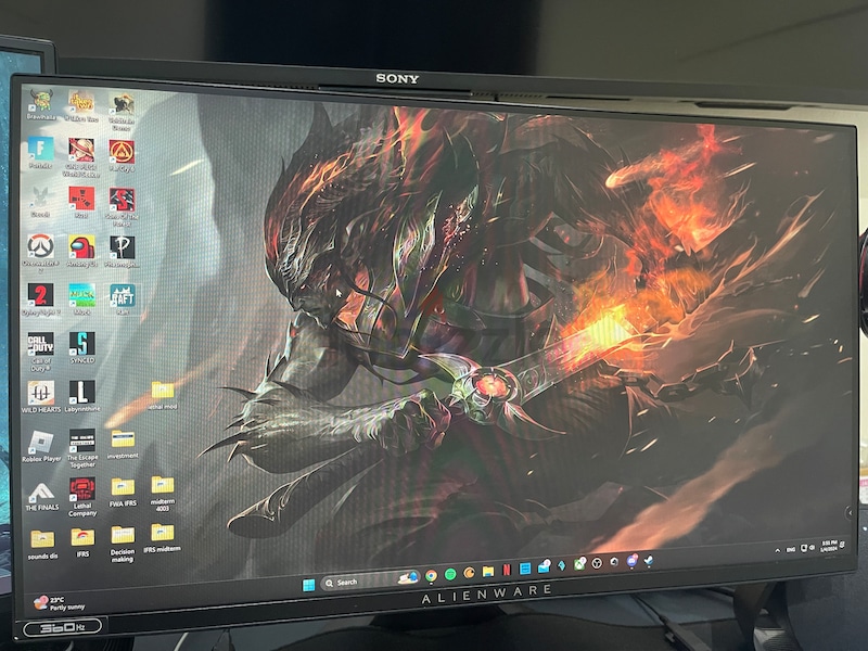 Alienware 25 inch gaming monitor AW2523HF