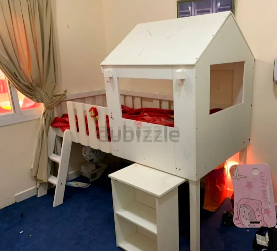 JYSK kids white cabin bed for sale