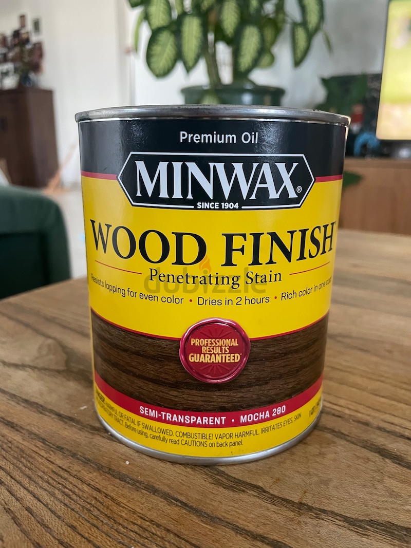 Minwax wood stain finish paint (mocha 280) | dubizzle