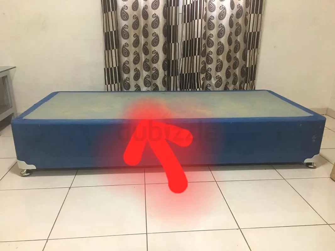 Diwan bed with mattress