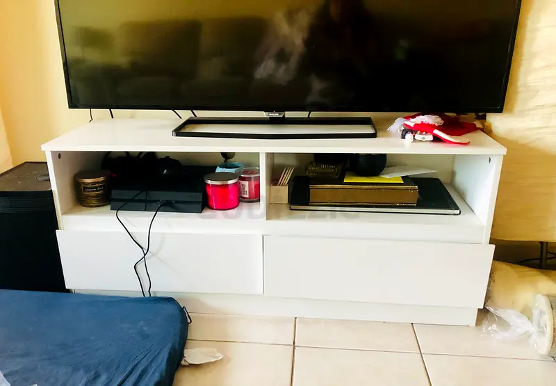 TV Table with drawers