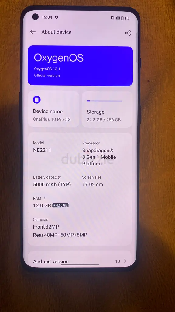 One plus 10 pro 256 Gb