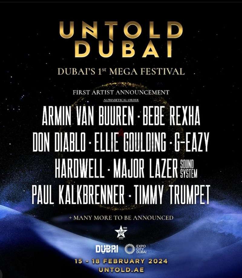 Untold Festival Dubai Tickets