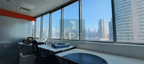Canal View | Burj Khalifa View | Fully Fitted |vacant Office For Rent