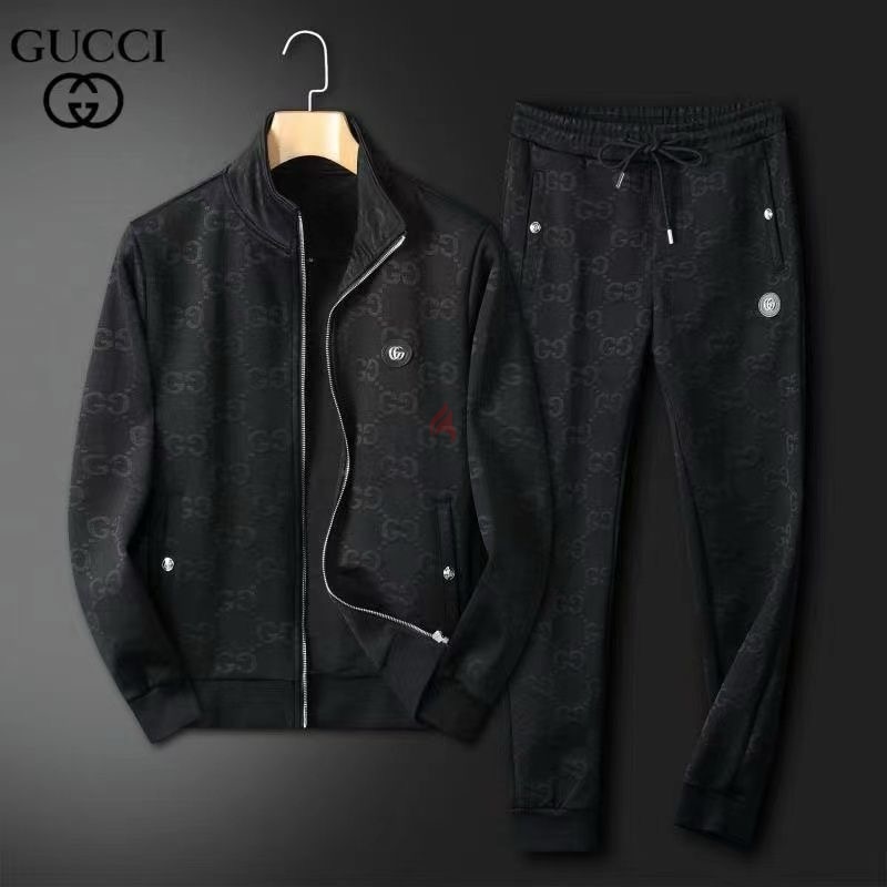 Mens black gucci store tracksuit