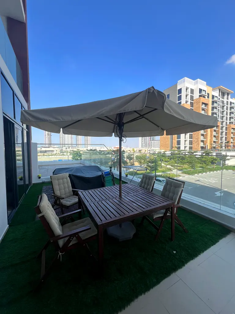 Outdoor furniture tables and chair