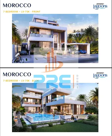 Villa Lv-75k I Damac Lagoon I Cluster Morroco