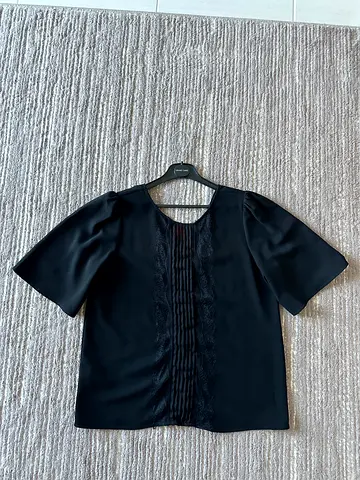 Promod black blouse size M/L