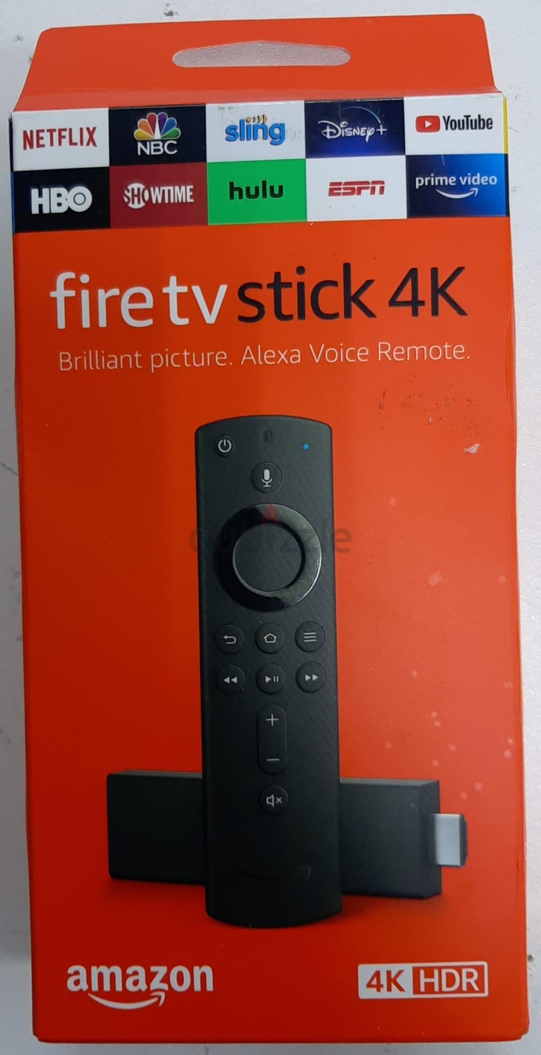 AMAZON STREAMING MEDIA PLAYER FIRE TV STICK 4K (841667144719) BLACK ...