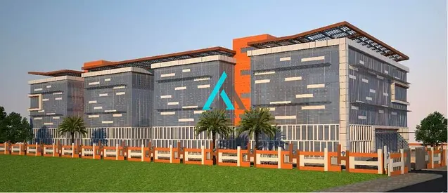 Beautiful Building For A Hospital For Your Business