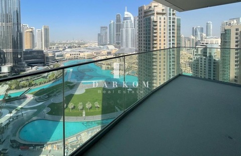 Vacant | Luxury Furnished | Burj Khalifa And Fountain View | 3 Bedroom + Maid
