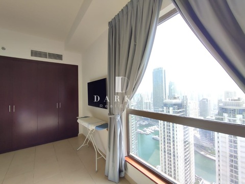 Vacant | Fully Furnished | 2 Br | Partial Sea And Marina View | High Floor