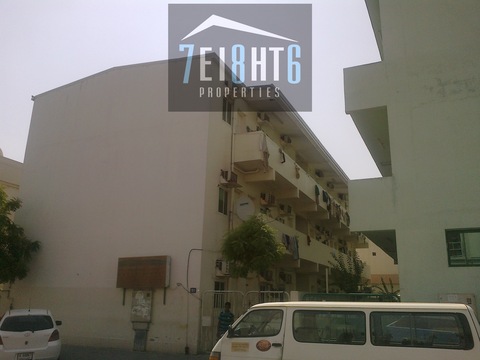 7 Rooms Sharing Labour Camp With 4 Person Capacity + 18 Washbasins + 2 Kitchens For Rent In Al Quoz