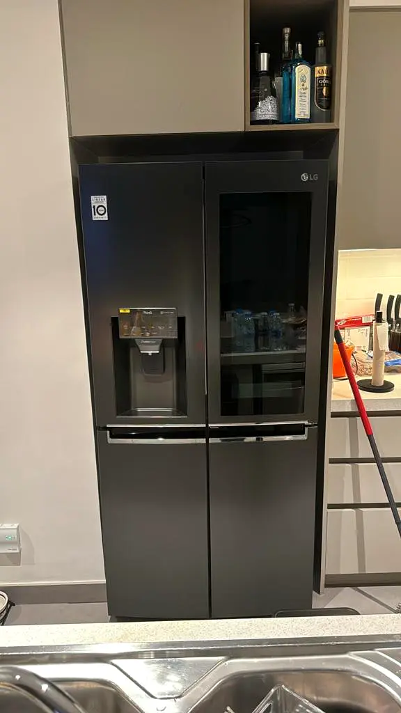 LG French Door Slim Refrigerator insta view ThinQ