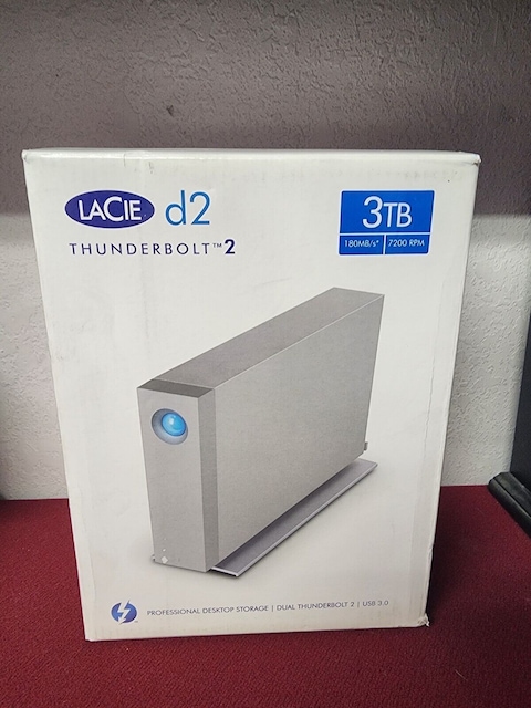 Disque Dur Externe 3TB d2 Thunderbolt2 & USB 3.0