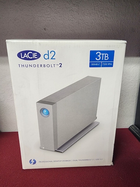 Disque dur externe LaCie d2 Professional 8 To Desktop HDD – USB-C USB 3.0  7200 RPM Enterprise Class Drives