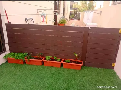 Wooden fence