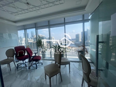 Great Location/ Burj Khalifa Canal View/ Fitted Office