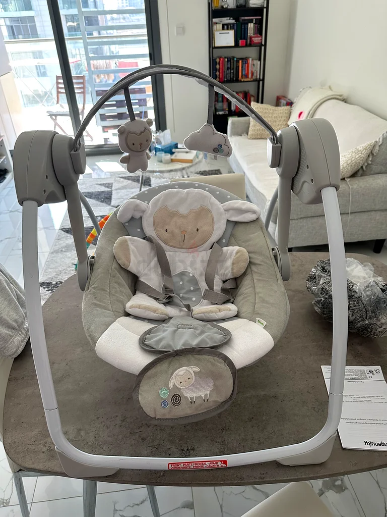 Baby swing used 2 times only