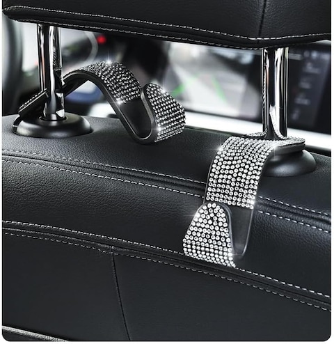 Rhinestone Car Handbag Holder Hooks, Auto Seat Hook Backseat