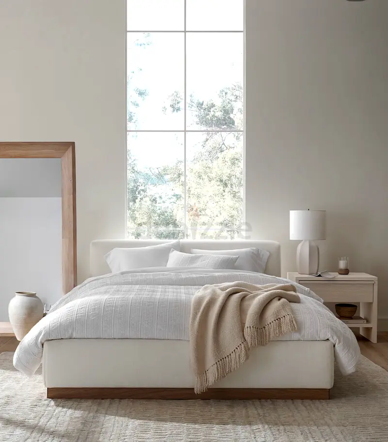 Crate and Barrel King Size Bed