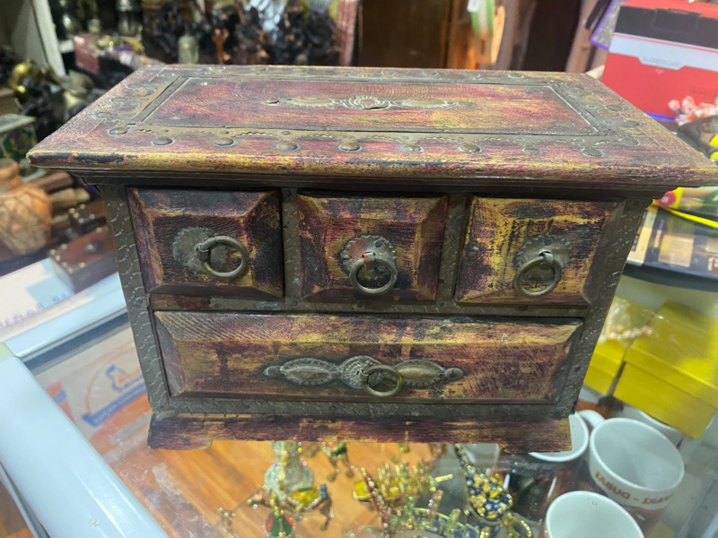 Small antique deals cabinet