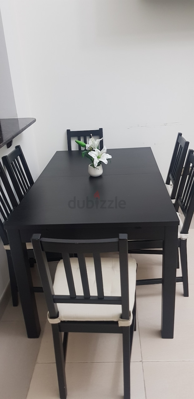 Ikea Laneberg Extendable Dining Table With 6 Chairs Dubizzle 0756