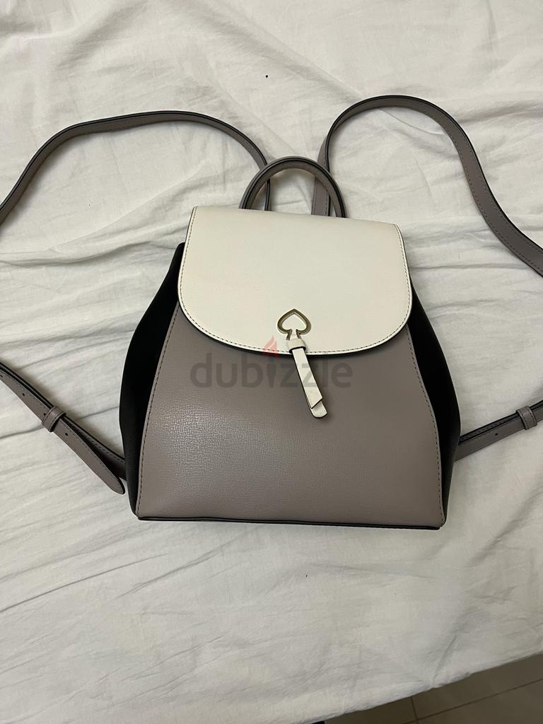 Preloved Kate Spade Adel medium flap Leather Backpack dubizzle