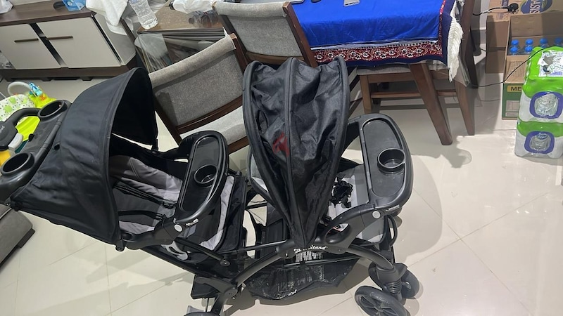 Used double stroller cheap for sale near me