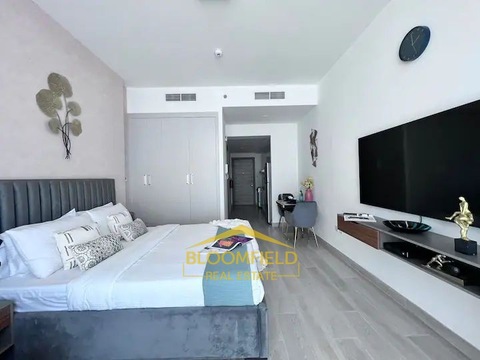 Furnished Studio Apartment With Kitchen And 1 Bathroom With City View Balcony ( Also Available For