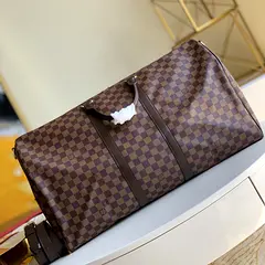 LV Keepall Bandouliere 45 / 55 Travel Bag in Damier Ebene Canvas | dubizzle