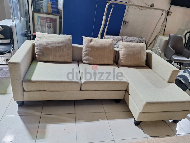 L shape online sofa dubizzle