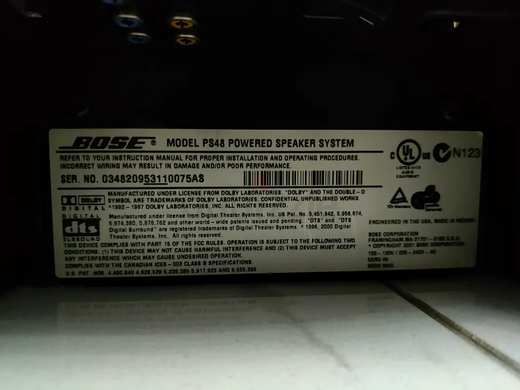 Bose Lifestyle home theater system