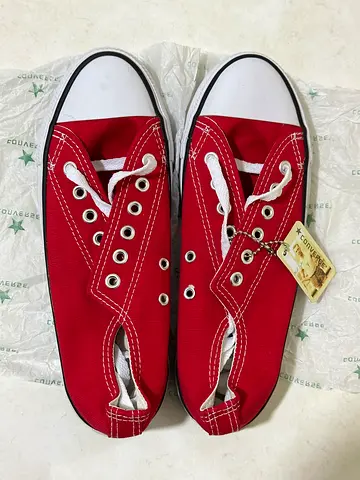 [ONLY SIZE 6 US] CONVERSE Chuck Taylor All Star Unisex Shoes, Red and White