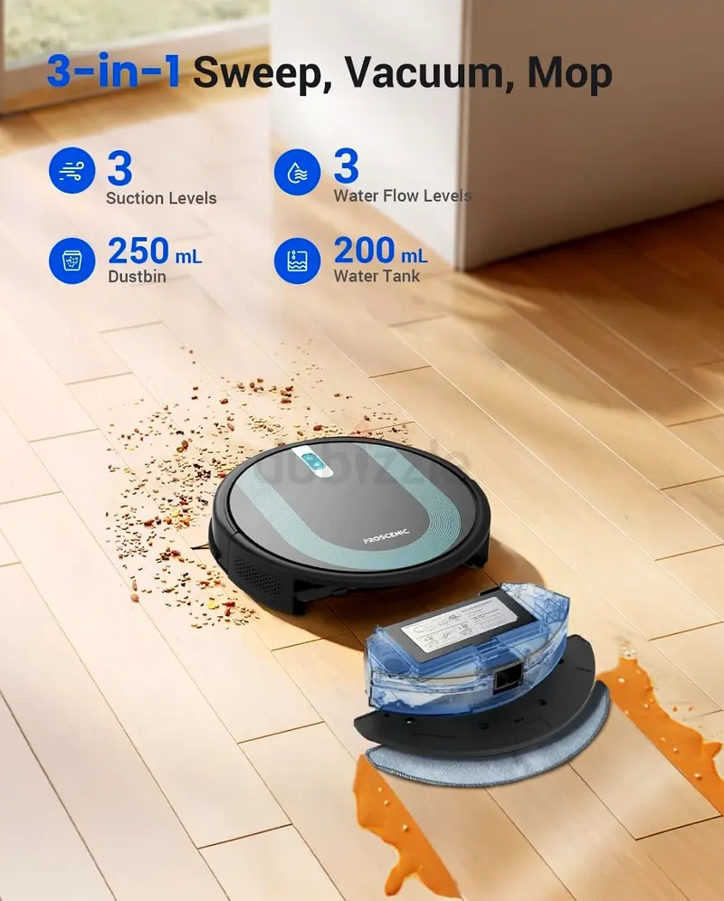 Robot Vacuum Cleaner Proscenic 850T (Brand New)