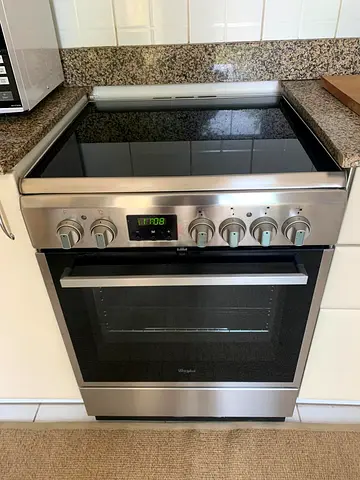 Whirlpool - 4 Radiant Cooking Zones Full Electric Cooker - 60x60 cm - Grey