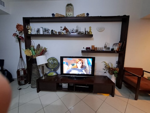 Wall mounting for media and entertainment TV stand
