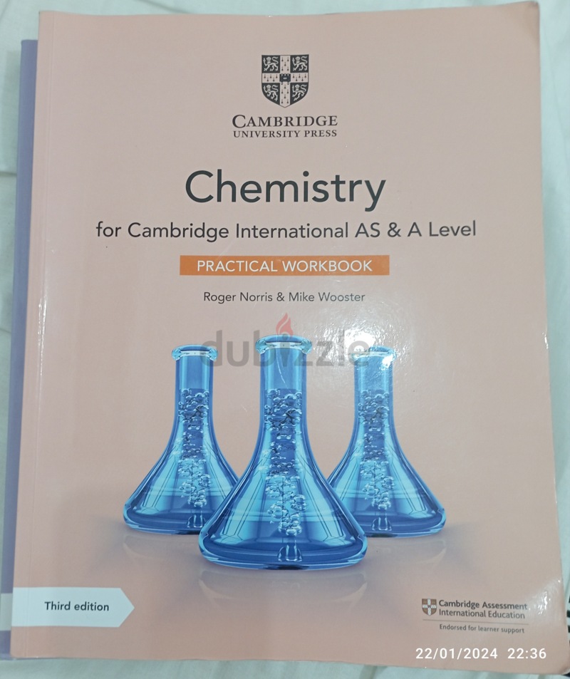 Chemistry practical workbook for Cambridge International AS | dubizzle