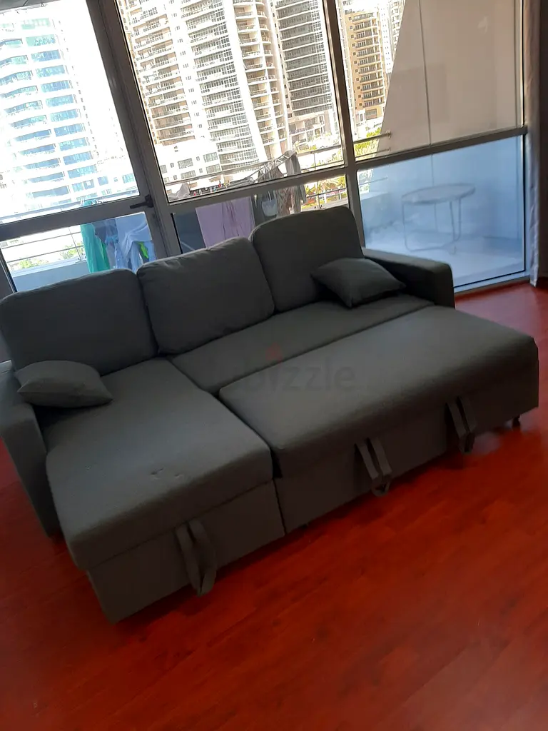 New l shape sofa come bed available