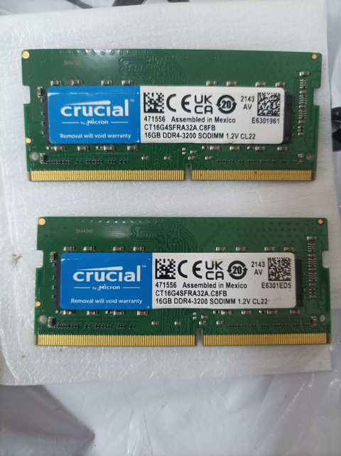Crucial 16GB DDR4-3200 SODIMM CT16G4SFRA32A Price in Dubai UAE