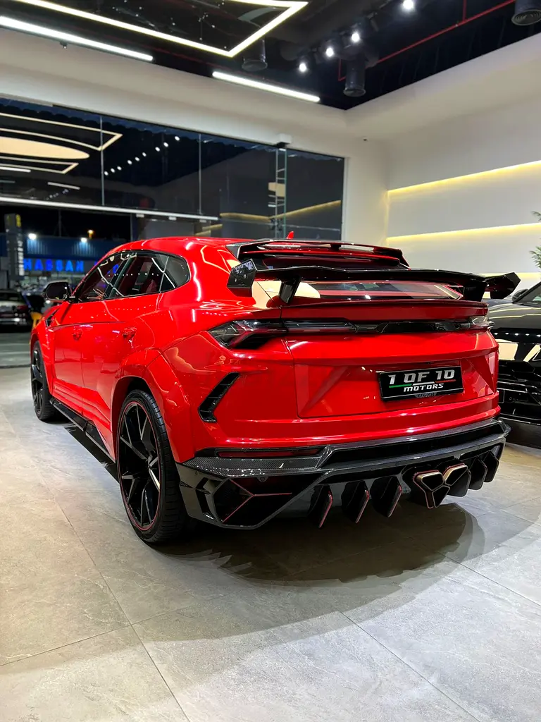 2019 LAMBORGHINI URUS WITH MANSORY KIT RED BLACK- GCC - FULL OPTION ...