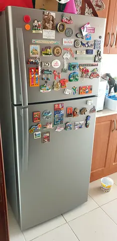 DAEWOO two doors Refrigerator Silver A+ Refrigerators 400 Liters FREE DELIVERY +WARRENTY