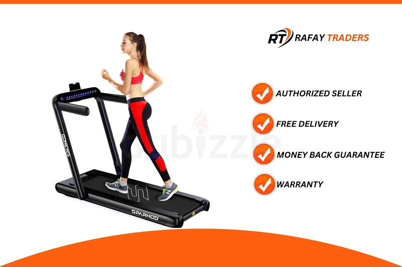 Sparnod Fitness 180° Folding Running Deck Walking Pad Treadmill Free Delivery