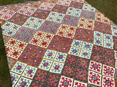 251 x 291 cm | New Handmade Beautiful Turkmen Kilim