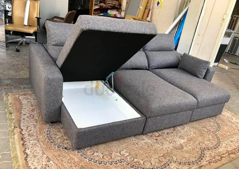 Ikea Eskilstuna L shape sofa bed